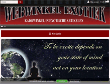 Tablet Screenshot of exotiek.nl